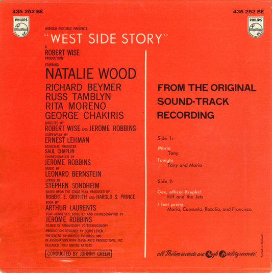 Various : West Side Story (7", EP, Mono)