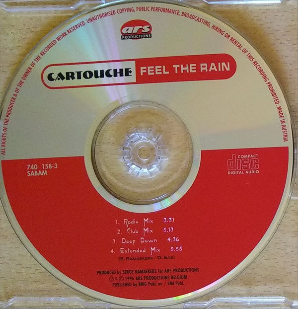 Cartouche : Feel The Rain (CD, Maxi)