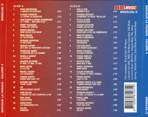 Various : Bonjour La France - Volume 4 (2xCD, Comp)