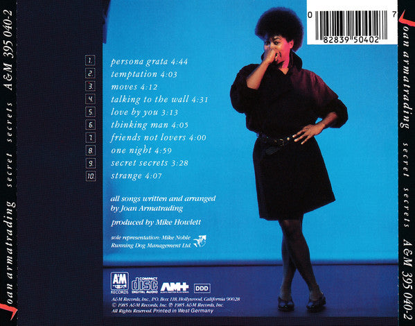 Joan Armatrading : Secret Secrets (CD, Album)