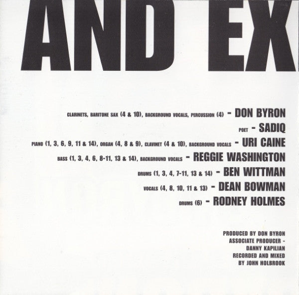 Don Byron : Nu Blaxploitation (CD, Album)