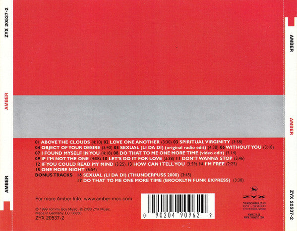 Amber : Amber (CD, Album)