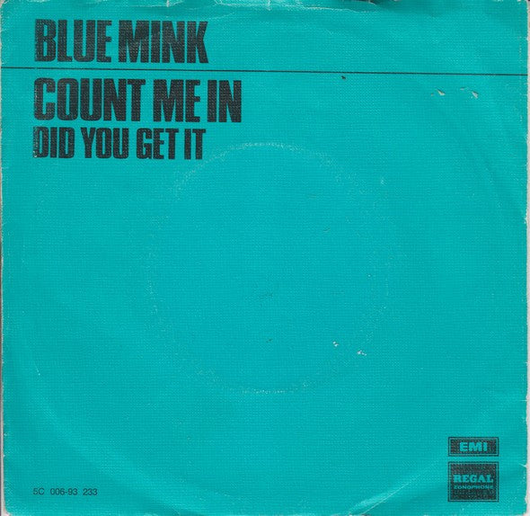 Blue Mink : Count Me In (7", Single, 4-P)
