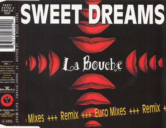 La Bouche : Sweet Dreams (Euro Mixes) (CD, Maxi)