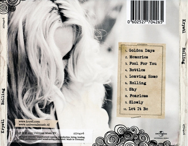 Krystl : Rolling (CD, Album)