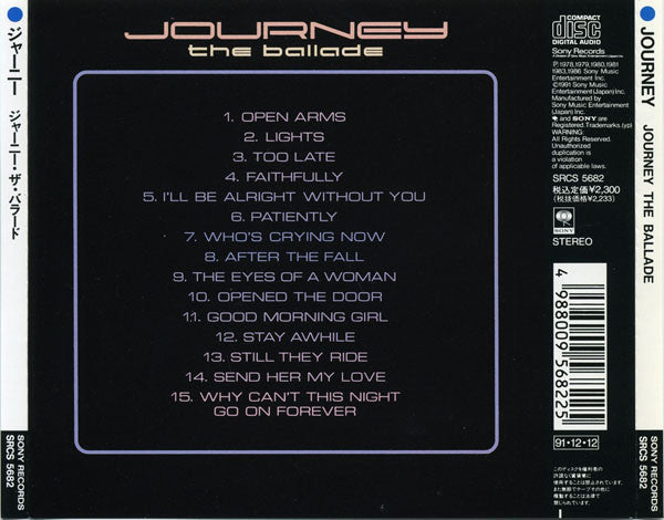 Journey : The Ballade (CD, Comp)