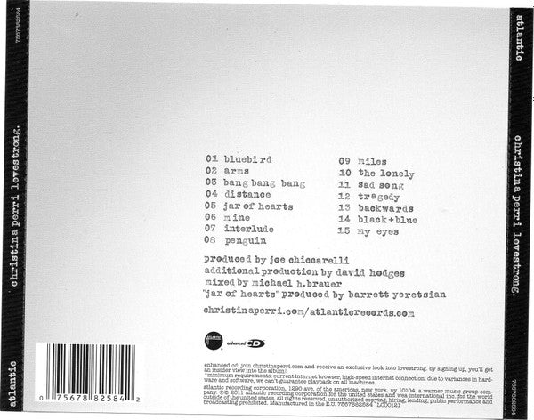 Christina Perri : Lovestrong. (CD, Album, Dlx, Enh)