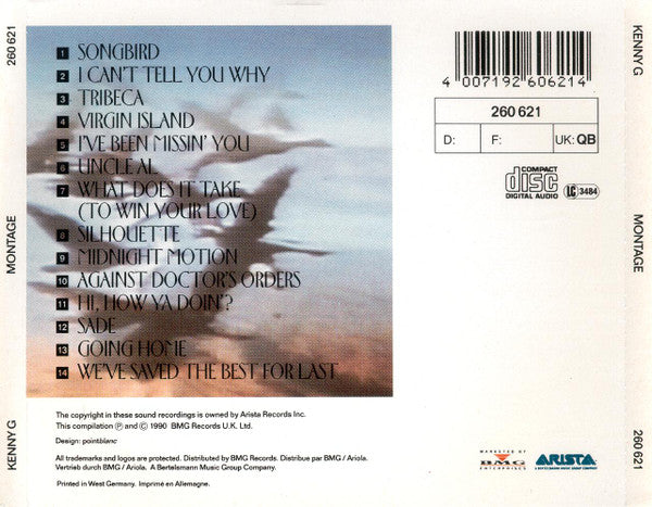 Kenny G (2) : Montage (CD, Comp)