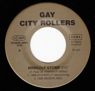 Gay City Rollers : Minigolf (7", Single)