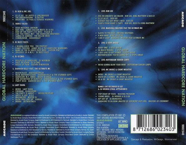 Various : Thunderdome Live Presents Global Hardcore Nation (2xCD, Comp, Mixed)