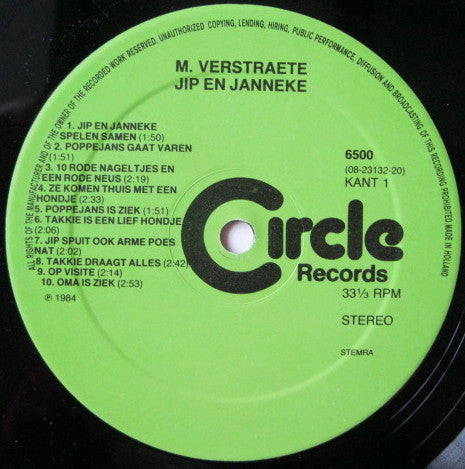 Annie M.G. Schmidt : Jip En Janneke - Verhaaltjes Van Annie M.G. Schmidt (LP, Album)