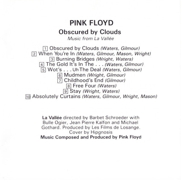 Pink Floyd : Obscured By Clouds (CD, Album, RE)