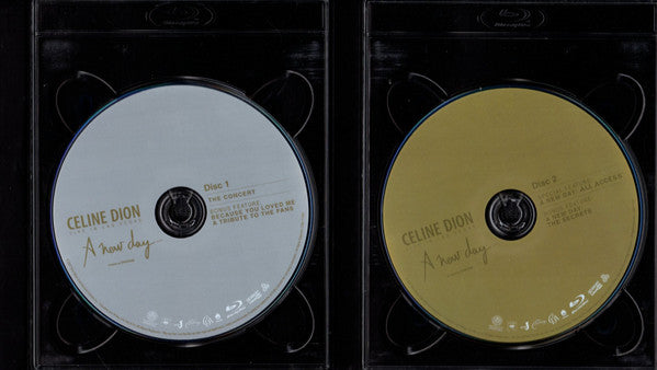Céline Dion : A New Day... Live In Las Vegas (2xBlu-ray, RP, Reg)