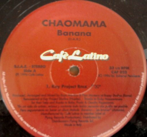 Chaomama : Banana (12")