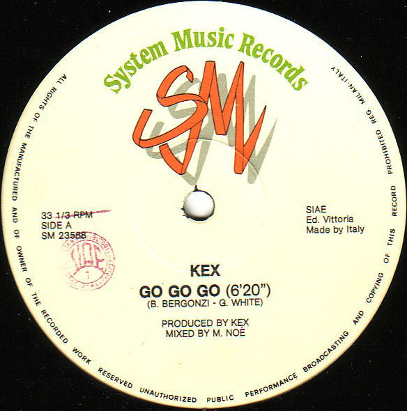 Kex : Go Go Go (12")
