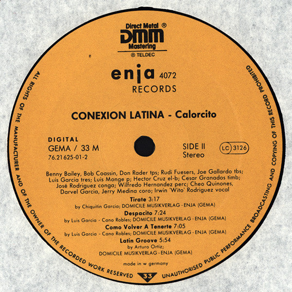 Conexion Latina : Calorcito (LP, Album)