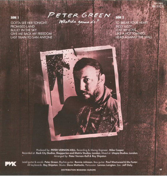 Peter Green (2) : Whatcha Gonna Do? (LP, Album)