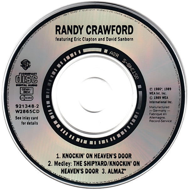 Randy Crawford Featuring Eric Clapton And David Sanborn : Knockin' On Heaven's Door (CD, Mini, Single)