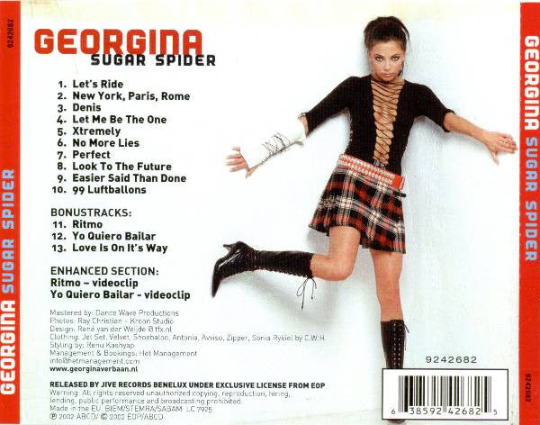 Georgina : Sugar Spider (CD, Album, Enh, Ltd)