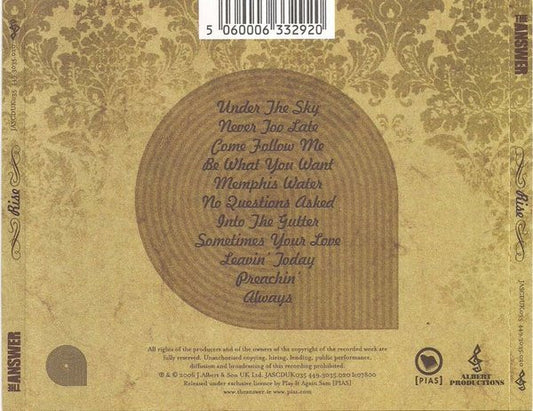 The Answer (3) : Rise (CD, Album, Enh)