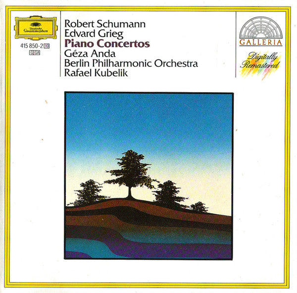 Robert Schumann / Edvard Grieg - Géza Anda, Berliner Philharmoniker, Rafael Kubelik : Piano Concertos (CD, RE, RM, PDO)