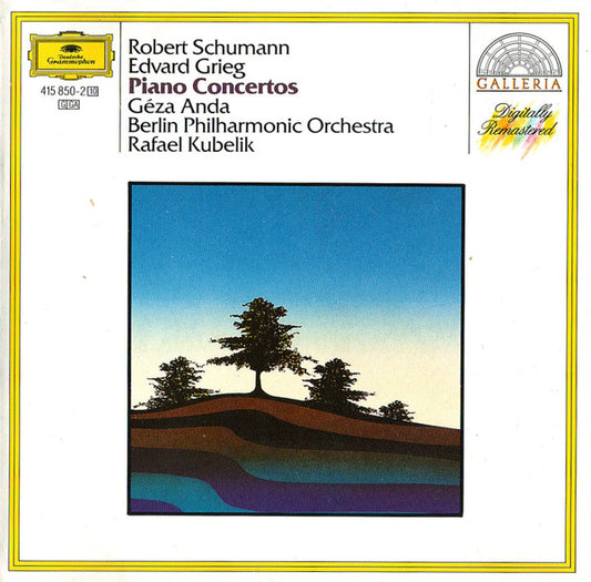 Robert Schumann / Edvard Grieg - Géza Anda, Berliner Philharmoniker, Rafael Kubelik : Piano Concertos (CD, RE, RM, PDO)
