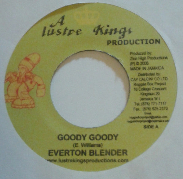 Everton Blender / Jahdan Blakkamoore & Rankin' Scroo : Goody Goody / My People (7")