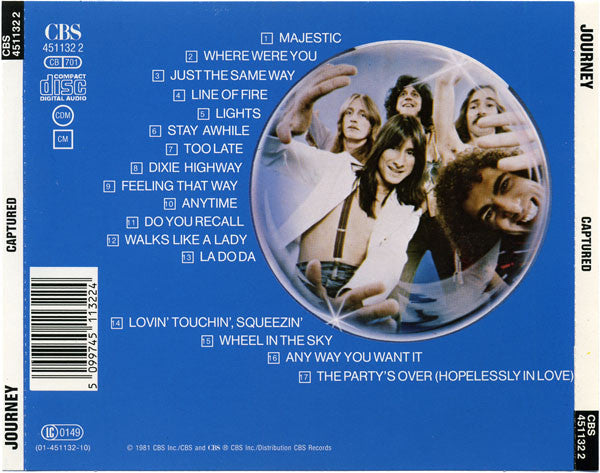Journey : Captured (CD, Album, RE)