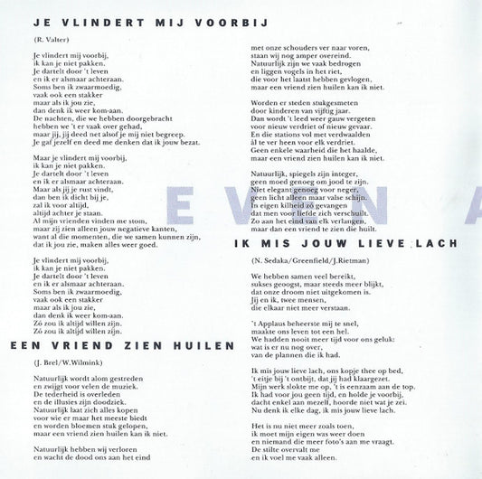 Ernst Daniël Smid : Even Alleen (CD, Album)