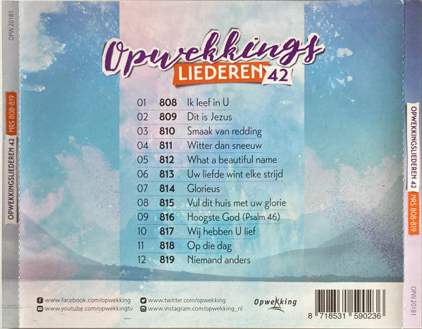 Opwekking : Opwekkingsliederen 42 (Nummers 808-819) (CD, Album + DVD)