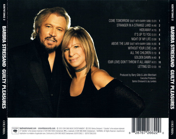 Barbra Streisand : Guilty Pleasures (CD, Album)
