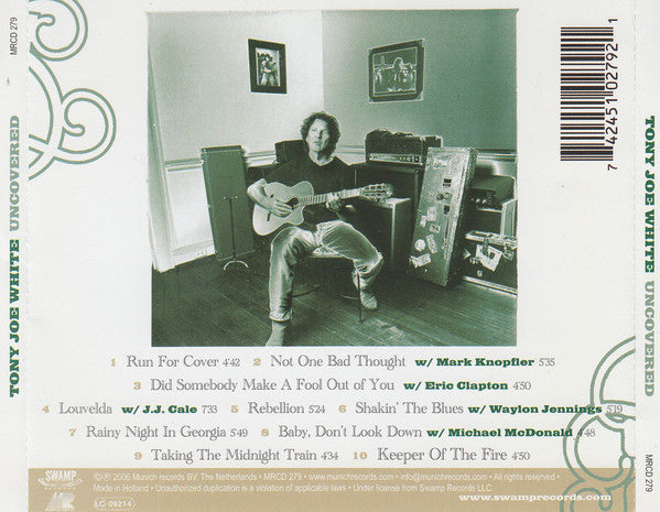 Tony Joe White : Uncovered (CD, Album)