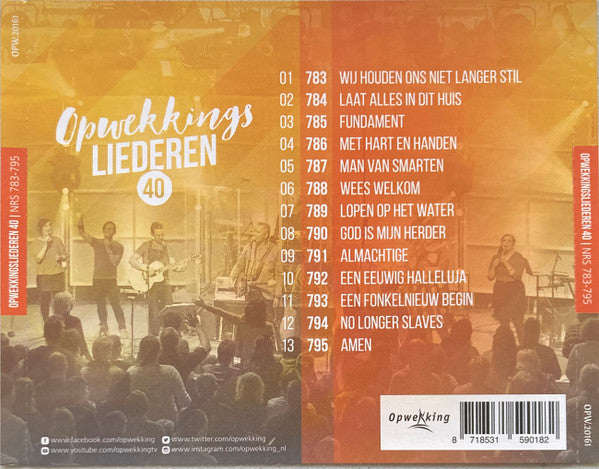 Opwekking : Opwekkingsliederen 40 (783-795) (CD, Album + DVD)