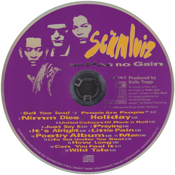 Scäm Luiz : No Pain No Gain (CD, Album)