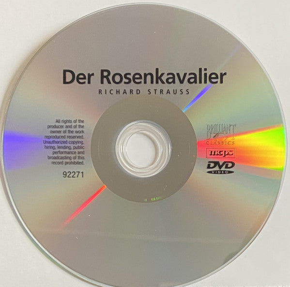 Richard Strauss : Der Rosenkavalier (Musical Comedy In Three Acts By Richard Strauss) (DVD-V, PAL)
