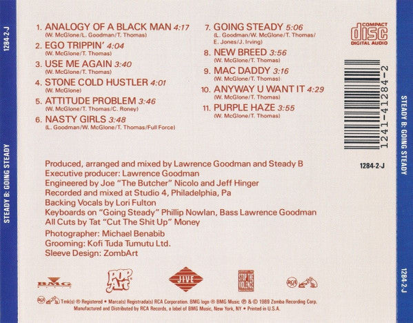 Steady B : Going Steady (CD, Album)