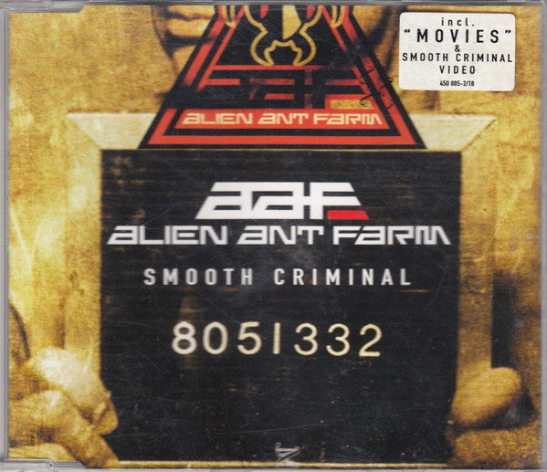 Alien Ant Farm : Smooth Criminal (CD, Maxi, Enh)
