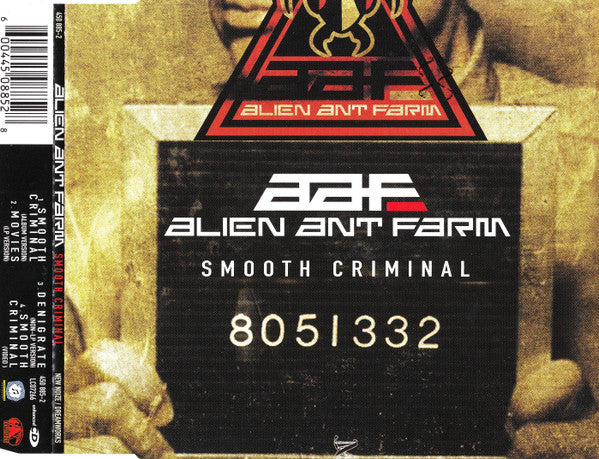 Alien Ant Farm : Smooth Criminal (CD, Maxi, Enh)