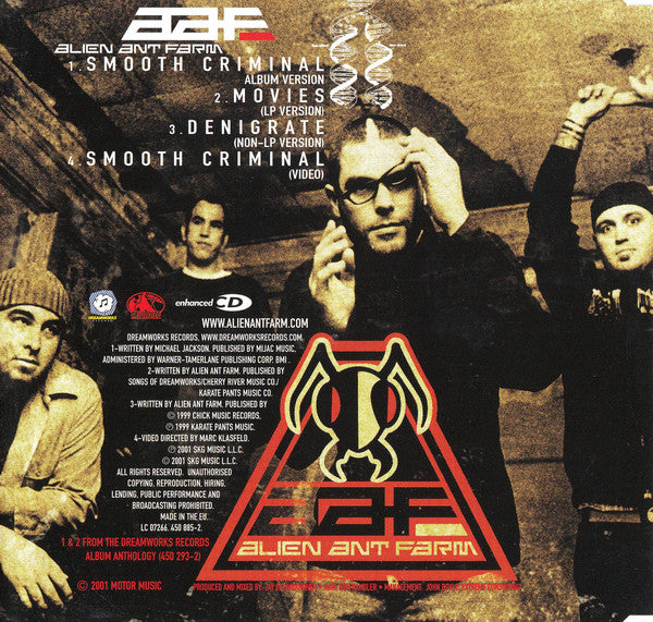 Alien Ant Farm : Smooth Criminal (CD, Maxi, Enh)