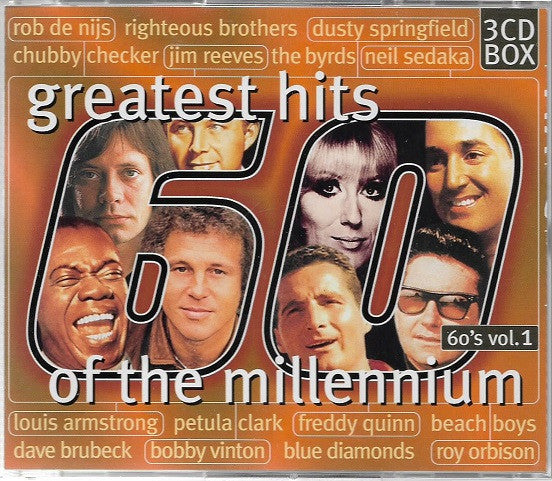 Various : Greatest Hits Of The Millennium 60's Vol. 1 (3xCD, Comp)