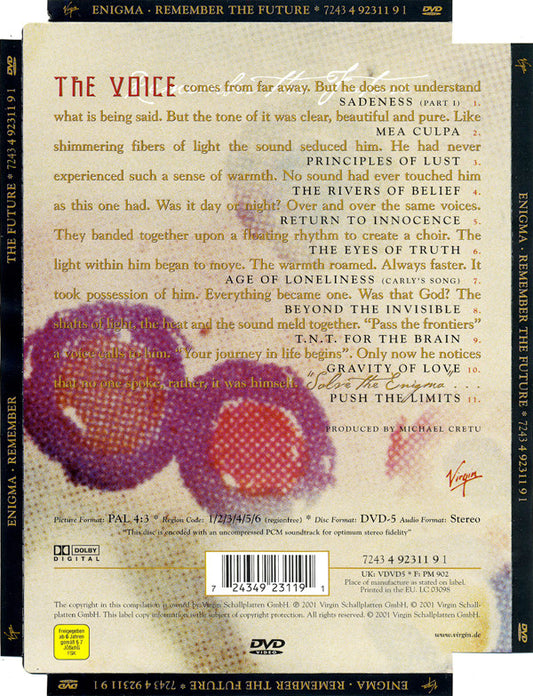 Enigma : Remember The Future (DVD-V, PAL)