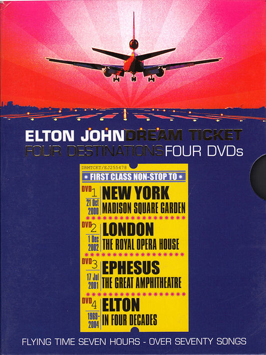 Elton John : Dream Ticket (4xDVD-V, Copy Prot., PAL + Box)