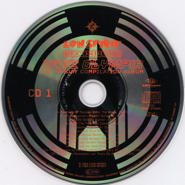 Various : Mayday - Rave Olympia - The Mayday Compilation Album (2xCD, Comp)