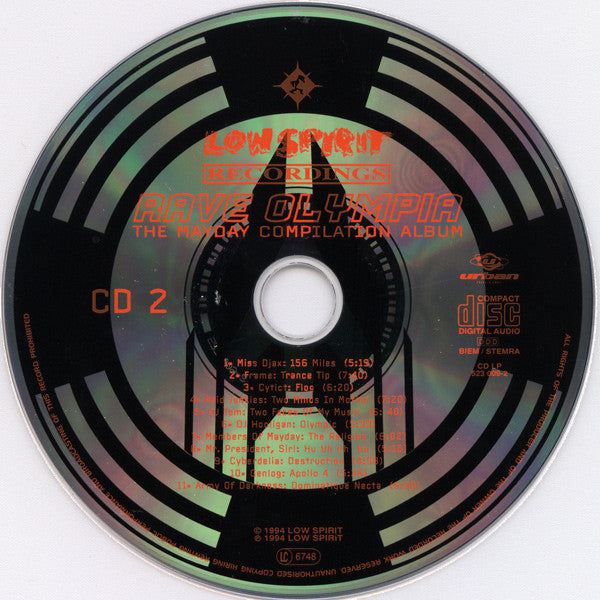 Various : Mayday - Rave Olympia - The Mayday Compilation Album (2xCD, Comp)