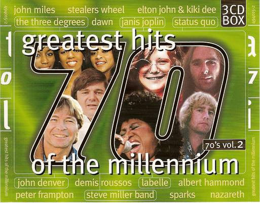 Various : Greatest Hits Of The Millennium 70's Vol. 2 (3xCD, Comp)