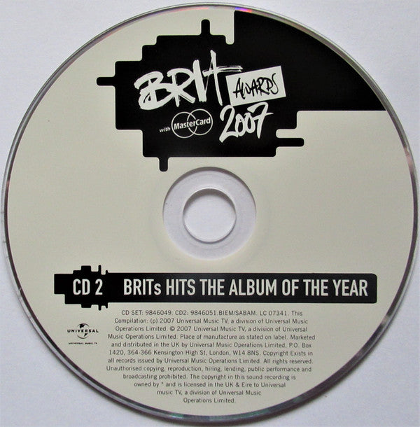 Various : Brits Hits - The Album Of The Year 2007 (2xCD, Comp)