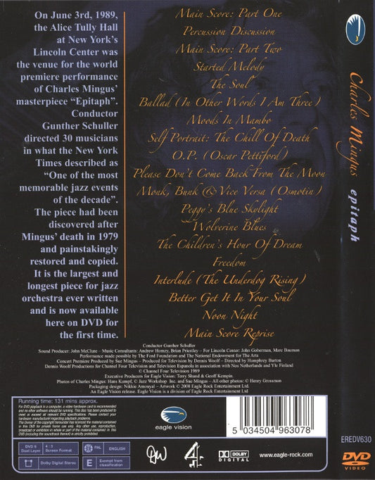 Charles Mingus : Epitaph (DVD-V, PAL)