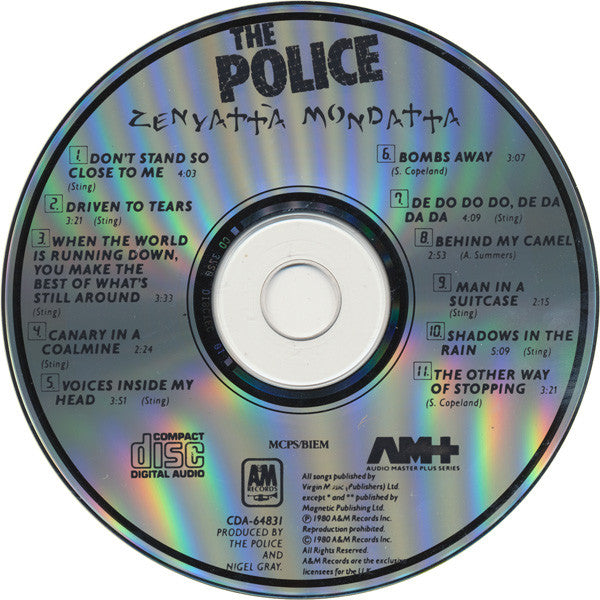 The Police : Zenyatta Mondatta (CD, Album, RE)