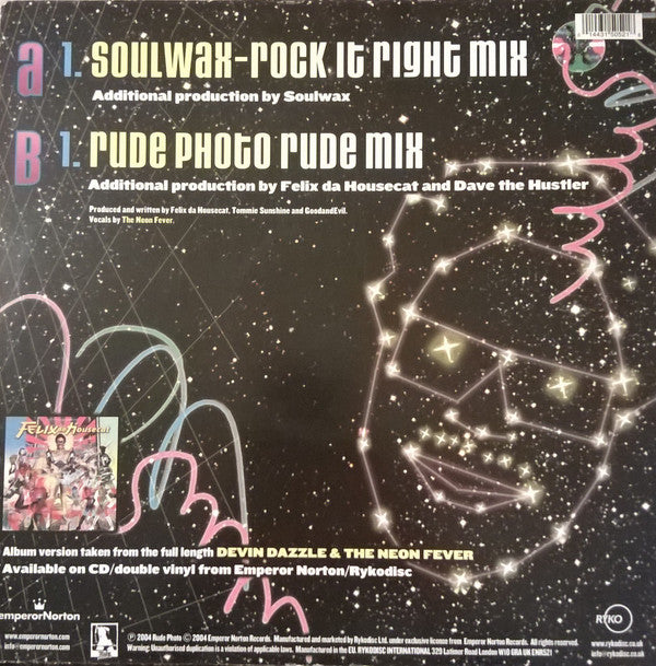 Felix Da Housecat : Rocket Ride (12")