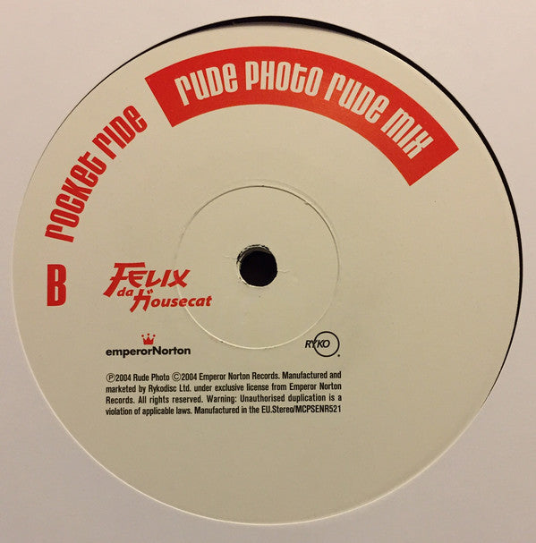 Felix Da Housecat : Rocket Ride (12")